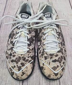 Nike Free Fit 2 Training Running Shoes Women's 9.5 Brown Beige Specks Camouflage
